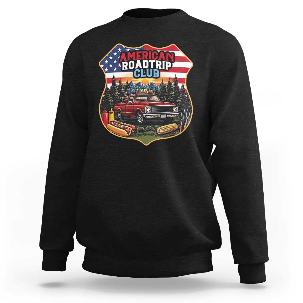 Route Highway 66 Sweatshirt Vintage American Roadtrip Club Road Trip