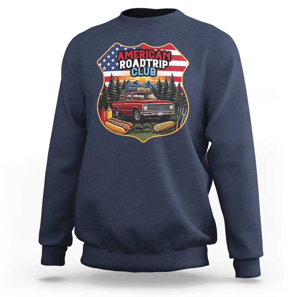Route Highway 66 Sweatshirt Vintage American Roadtrip Club Road Trip
