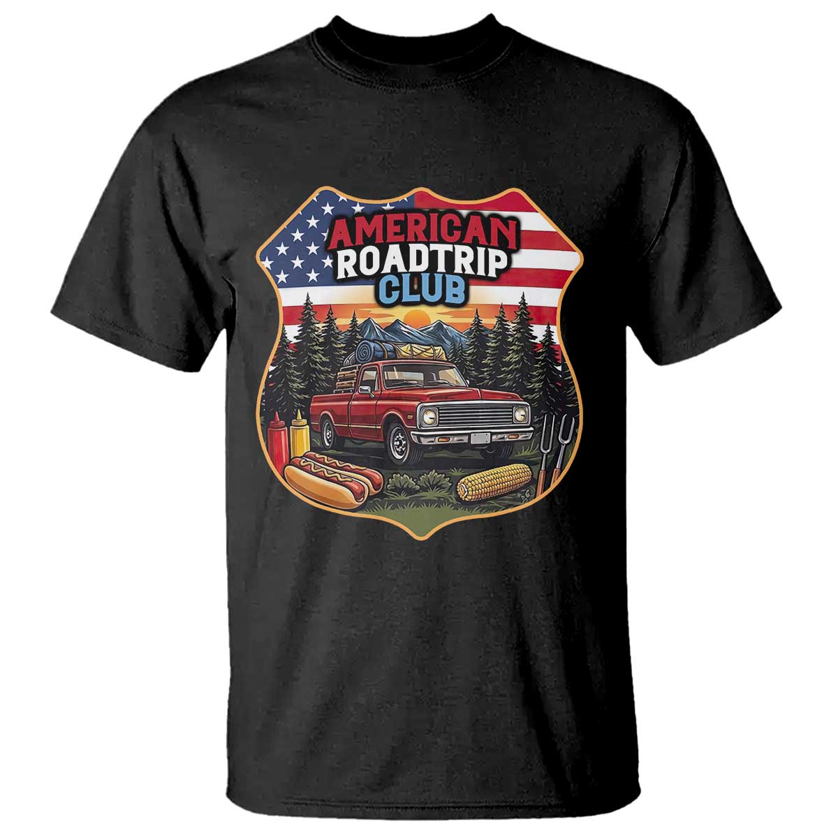 Route Highway 66 T Shirt Vintage American Roadtrip Club Road Trip
