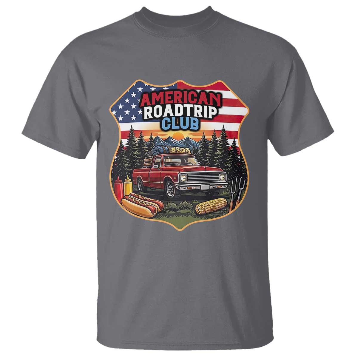 Route Highway 66 T Shirt Vintage American Roadtrip Club Road Trip