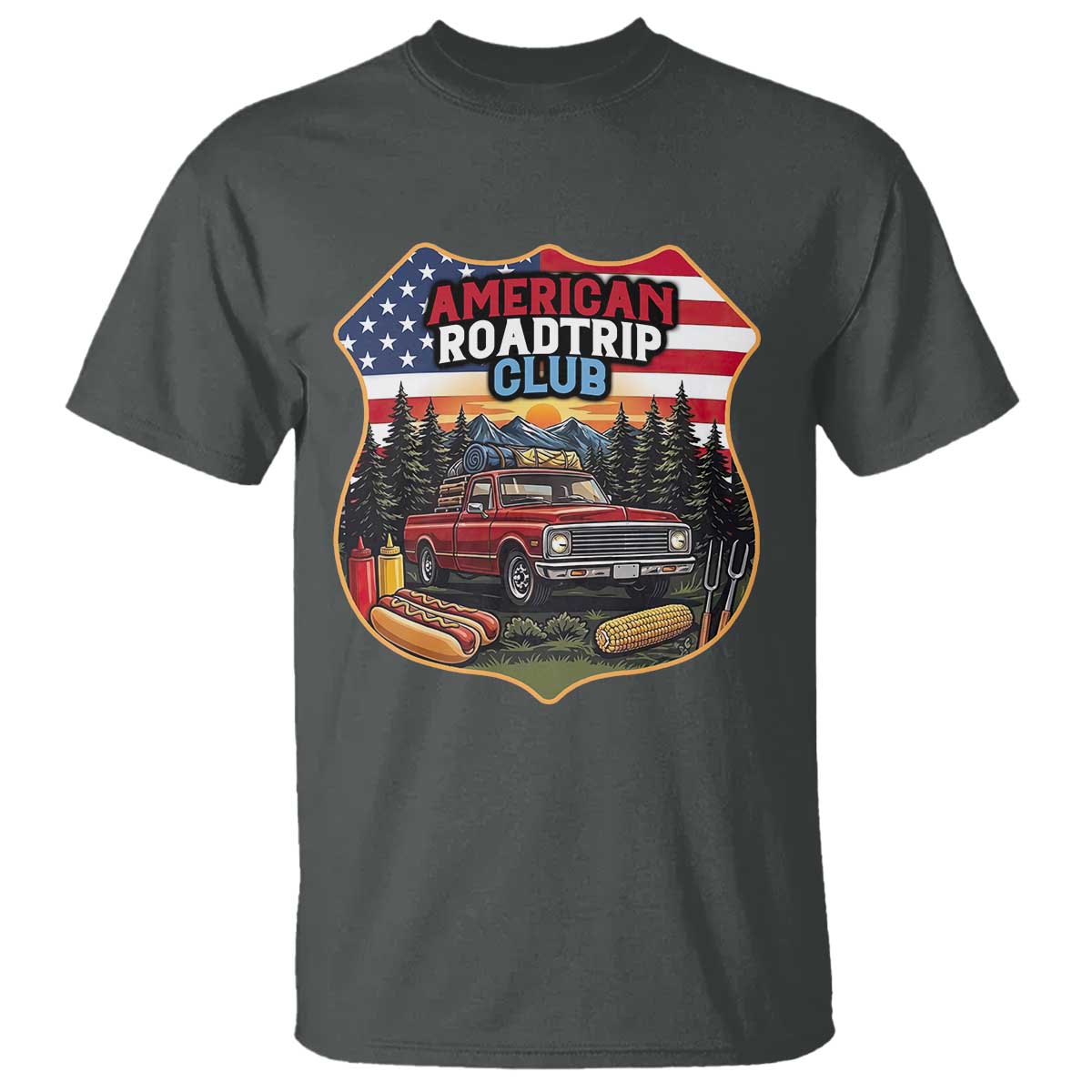 Route Highway 66 T Shirt Vintage American Roadtrip Club Road Trip