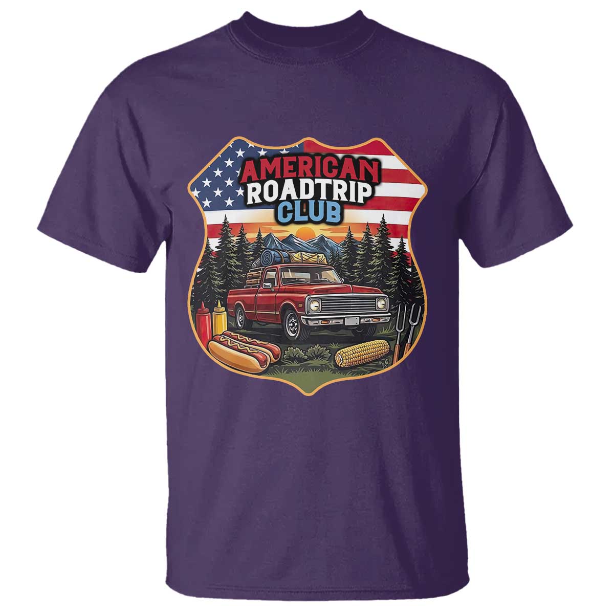 Route Highway 66 T Shirt Vintage American Roadtrip Club Road Trip
