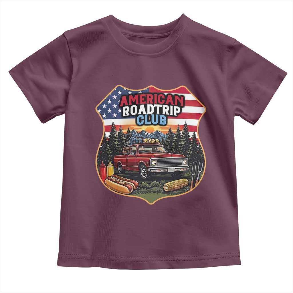 Route Highway 66 Toddler T Shirt Vintage American Roadtrip Club Road Trip