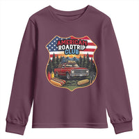Route Highway 66 Youth Sweatshirt Vintage American Roadtrip Club Road Trip