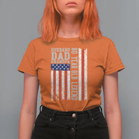 Husband Dad Grandpa 80 Year Old Legend T Shirt For Women American Flag Birthday Gift