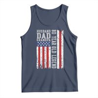 Husband Dad Grandpa 80 Year Old Legend Tank Top American Flag Birthday Gift
