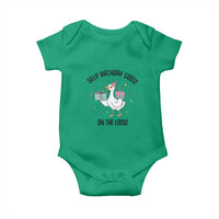 Funny Silly Goose On The Loose Baby Onesie Birthday Party Gift