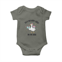 Funny Silly Goose On The Loose Baby Onesie Birthday Party Gift
