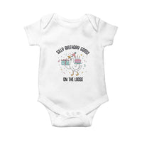 Funny Silly Goose On The Loose Baby Onesie Birthday Party Gift