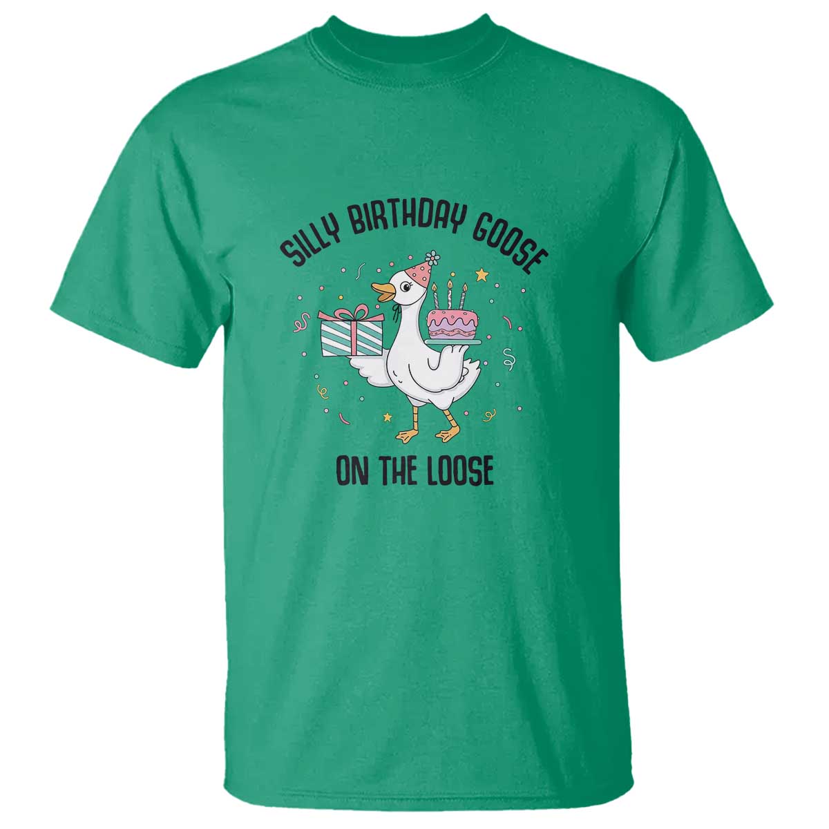 Funny Silly Goose On The Loose T Shirt Birthday Party Gift