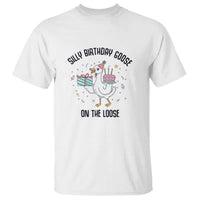 Funny Silly Goose On The Loose T Shirt Birthday Party Gift