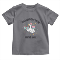 Funny Silly Goose On The Loose Toddler T Shirt Birthday Party Gift