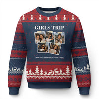 Funny Doll Face Meme Girls Trip Ugly Christmas Sweater Travel Squad Bestie Gift
