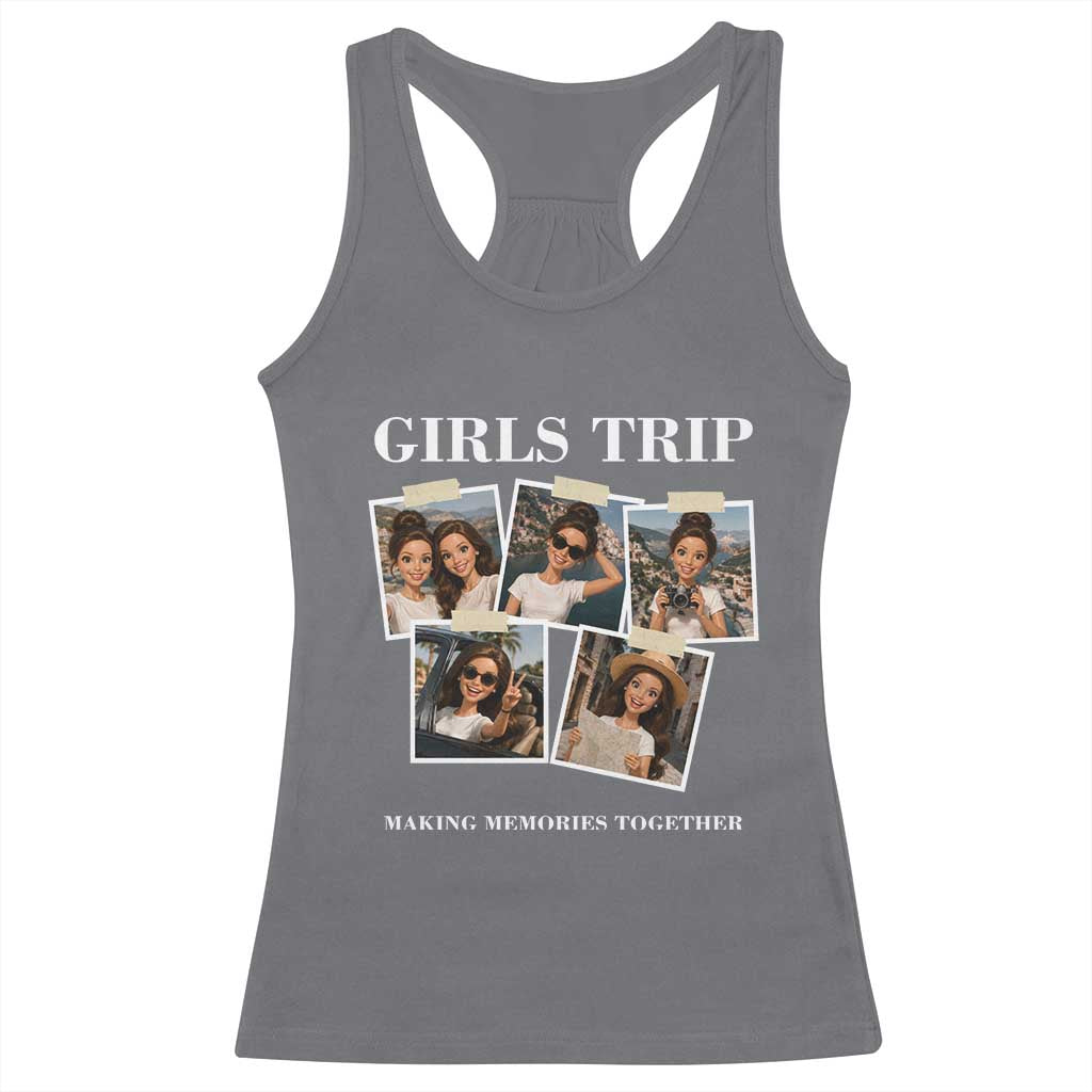 Funny Doll Face Meme Girls Trip Racerback Tank Top Travel Squad Bestie Gift