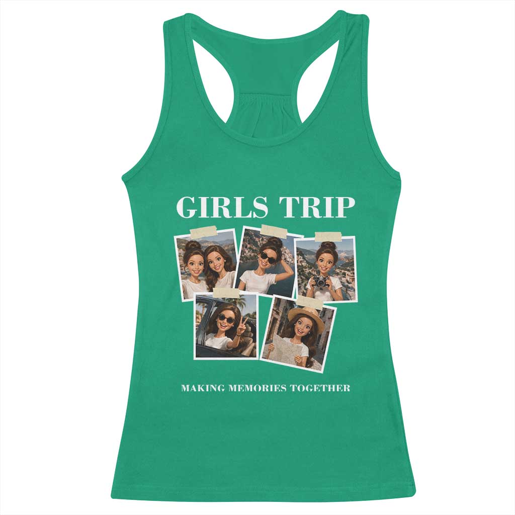 Funny Doll Face Meme Girls Trip Racerback Tank Top Travel Squad Bestie Gift