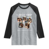 Funny Doll Face Meme Girls Trip Raglan Shirt Travel Squad Bestie Gift