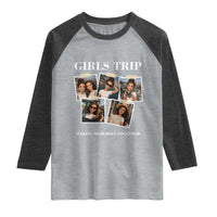 Funny Doll Face Meme Girls Trip Raglan Shirt Travel Squad Bestie Gift