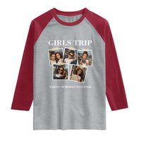 Funny Doll Face Meme Girls Trip Raglan Shirt Travel Squad Bestie Gift