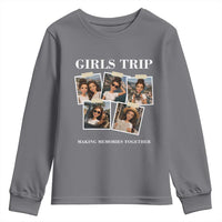 Funny Doll Face Meme Girls Trip Youth Sweatshirt Travel Squad Bestie Gift