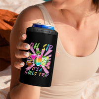 Oh Sip It Is A Girls Trip 4 in 1 Can Cooler Tumbler Funny Besties Vacation