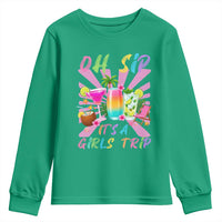 Oh Sip It Is A Girls Trip Youth Sweatshirt Funny Besties Vacation