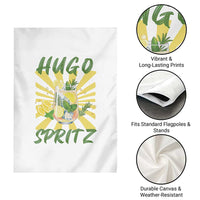 Hugo Spritz Garden Flag Funny Tropical Cocktail Vacation