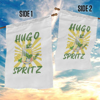 Hugo Spritz Garden Flag Funny Tropical Cocktail Vacation