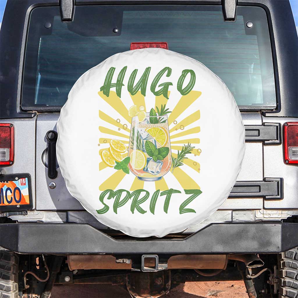 Hugo Spritz Spare Tire Cover Funny Tropical Cocktail Vacation