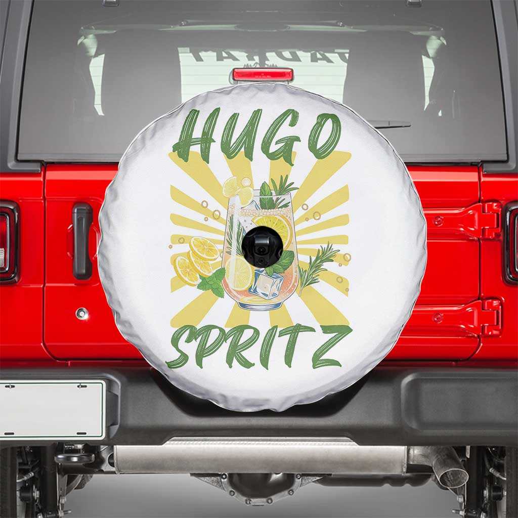Hugo Spritz Spare Tire Cover Funny Tropical Cocktail Vacation