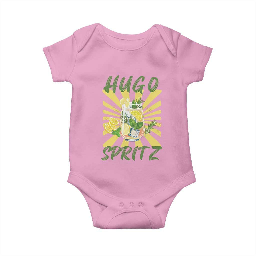 Hugo Spritz Baby Onesie Funny Tropical Cocktail Vacation