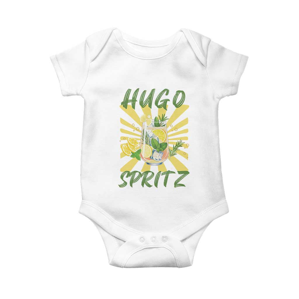 Hugo Spritz Baby Onesie Funny Tropical Cocktail Vacation