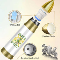 Hugo Spritz Bullet Tumbler Funny Tropical Cocktail Vacation