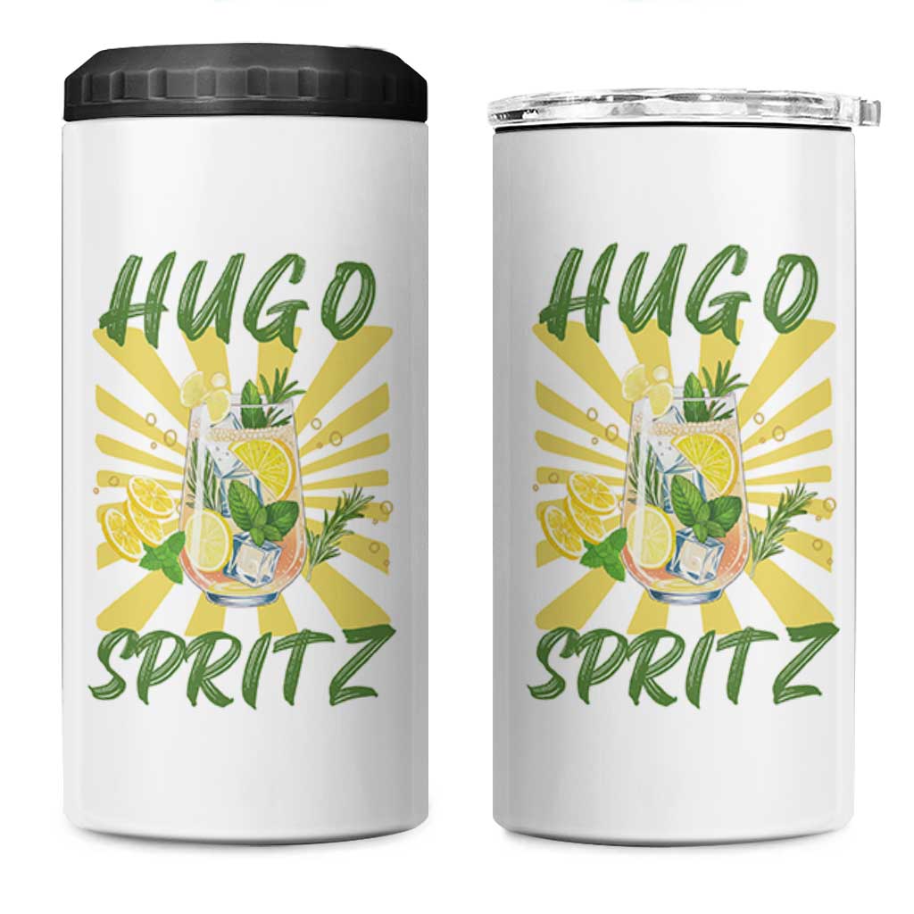 Hugo Spritz 4 in 1 Can Cooler Tumbler Funny Tropical Cocktail Vacation
