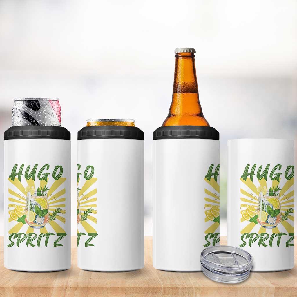Hugo Spritz 4 in 1 Can Cooler Tumbler Funny Tropical Cocktail Vacation