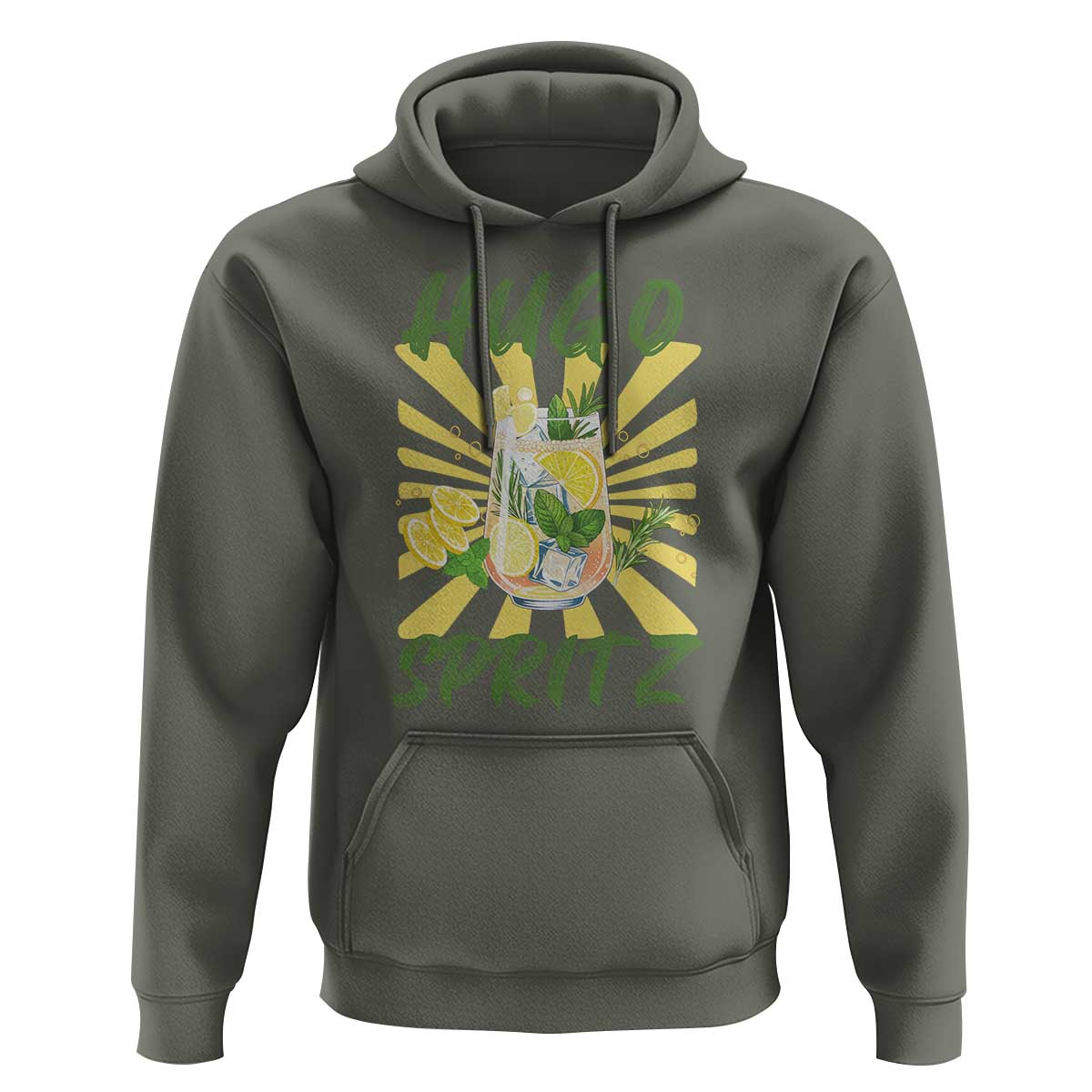 Hugo Spritz Hoodie Funny Tropical Cocktail Vacation