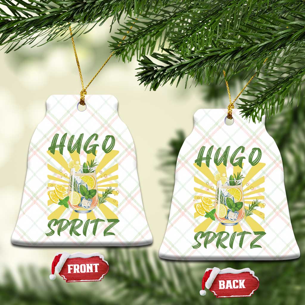 Hugo Spritz Ceramic Ornament Funny Tropical Cocktail Vacation