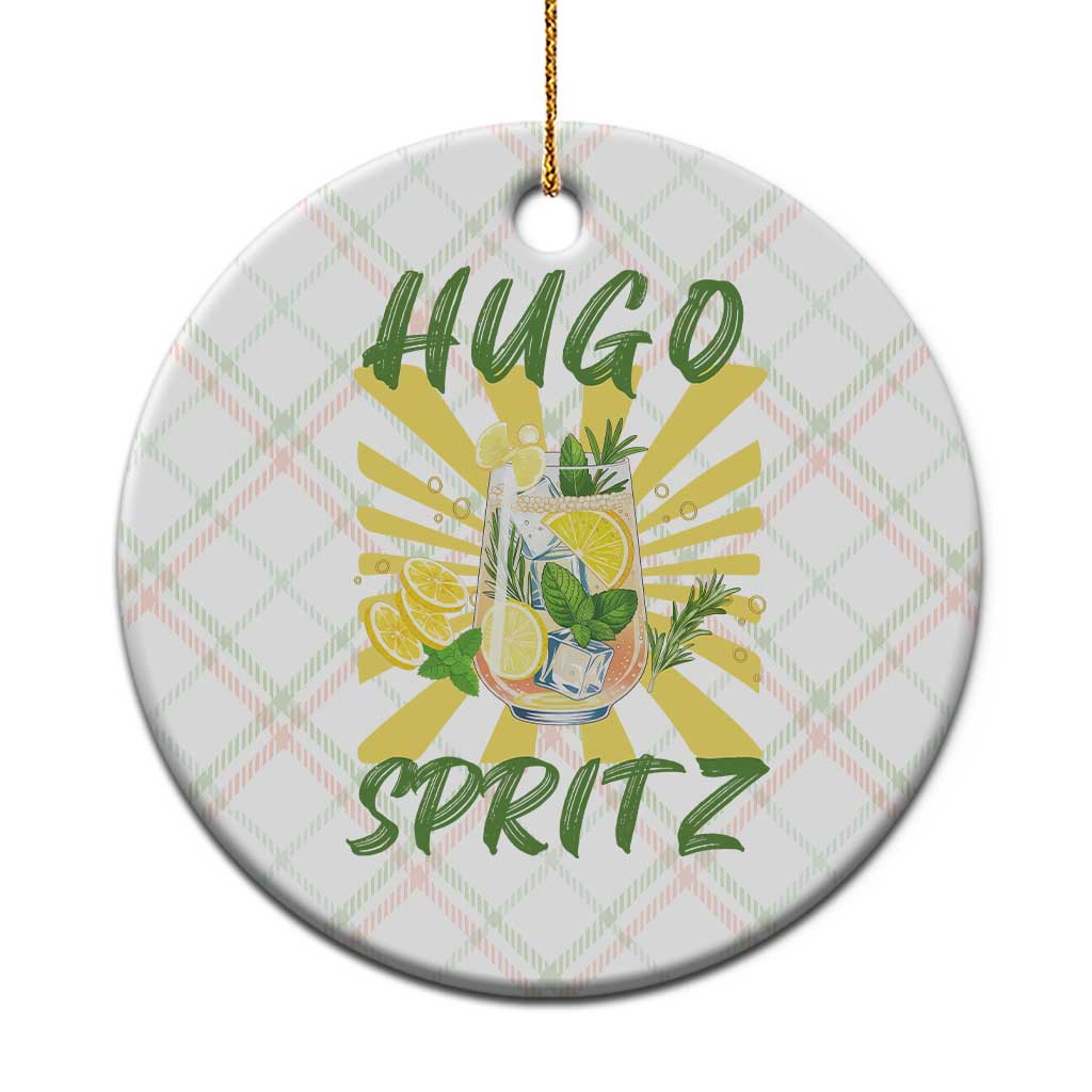 Hugo Spritz Ceramic Ornament Funny Tropical Cocktail Vacation