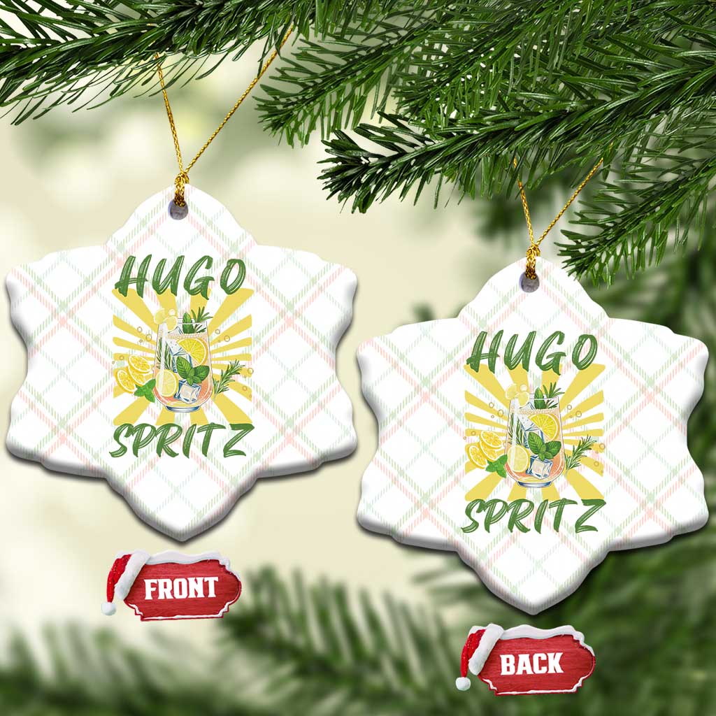 Hugo Spritz Ceramic Ornament Funny Tropical Cocktail Vacation