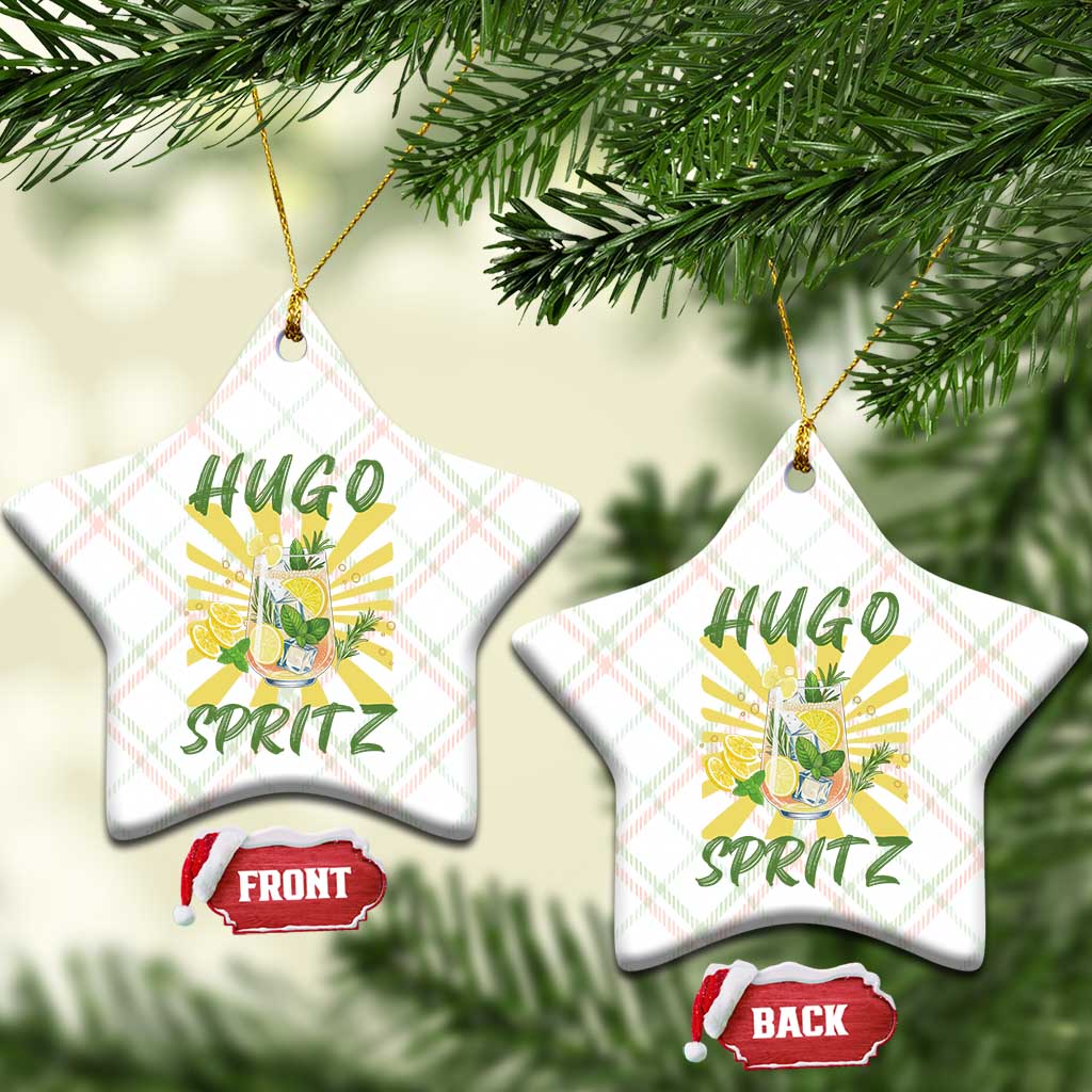 Hugo Spritz Ceramic Ornament Funny Tropical Cocktail Vacation