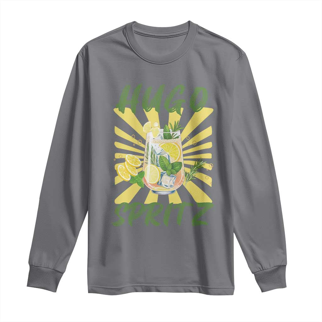 Hugo Spritz Long Sleeve Shirt Funny Tropical Cocktail Vacation
