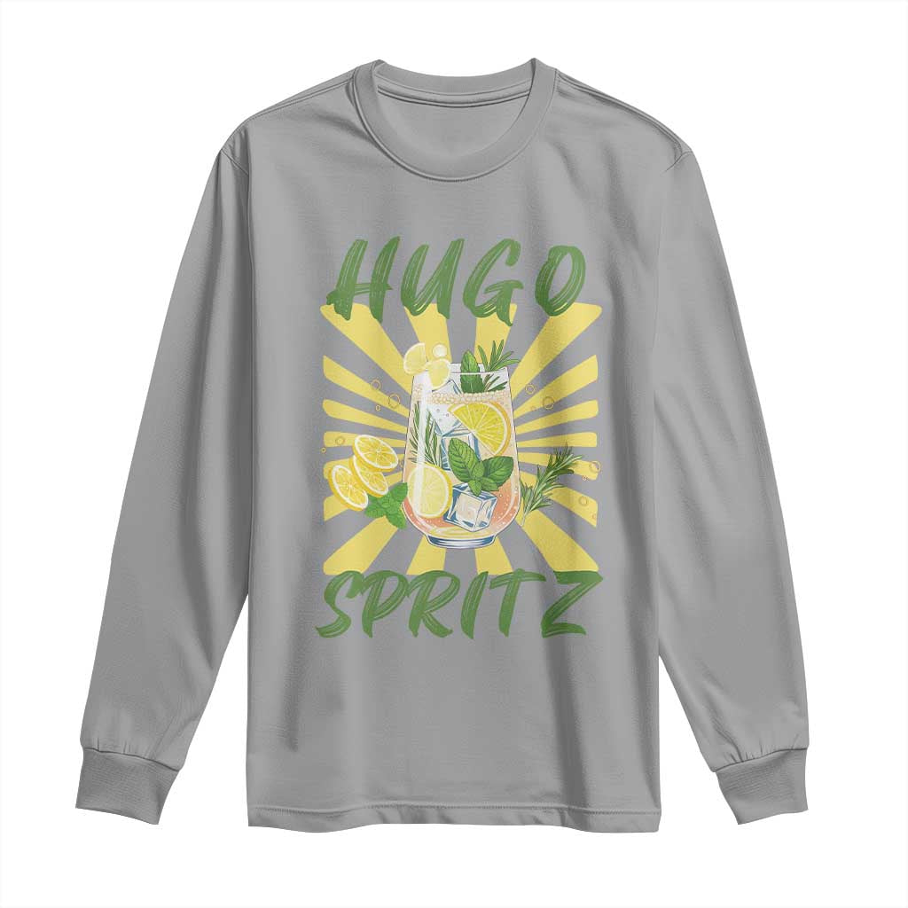 Hugo Spritz Long Sleeve Shirt Funny Tropical Cocktail Vacation