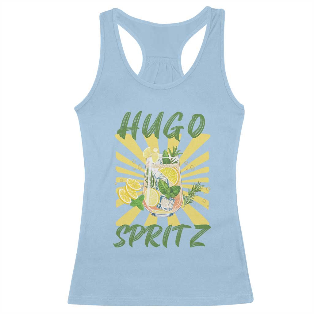 Hugo Spritz Racerback Tank Top Funny Tropical Cocktail Vacation