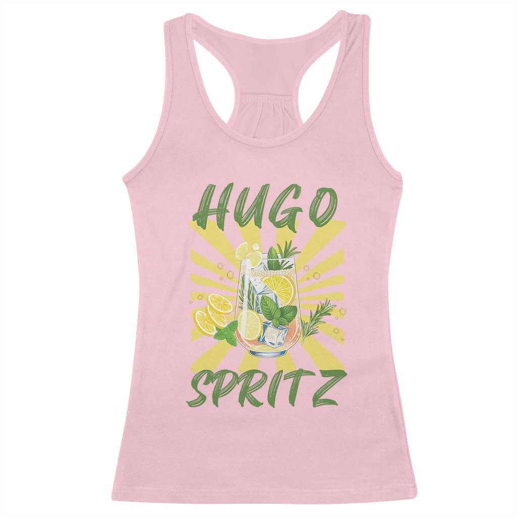 Hugo Spritz Racerback Tank Top Funny Tropical Cocktail Vacation