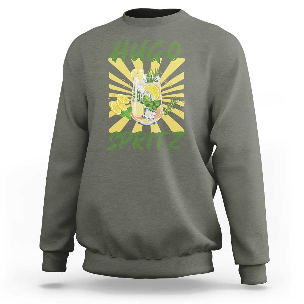 Hugo Spritz Sweatshirt Funny Tropical Cocktail Vacation