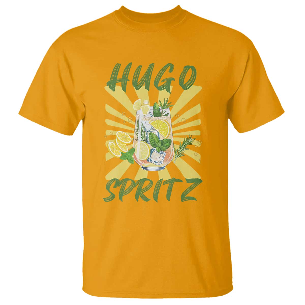 Hugo Spritz T Shirt Funny Tropical Cocktail Vacation