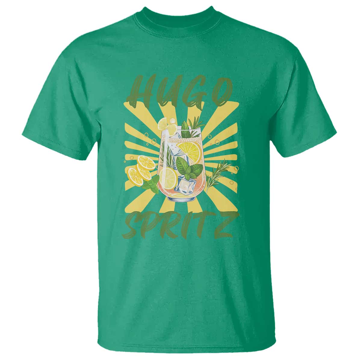 Hugo Spritz T Shirt Funny Tropical Cocktail Vacation