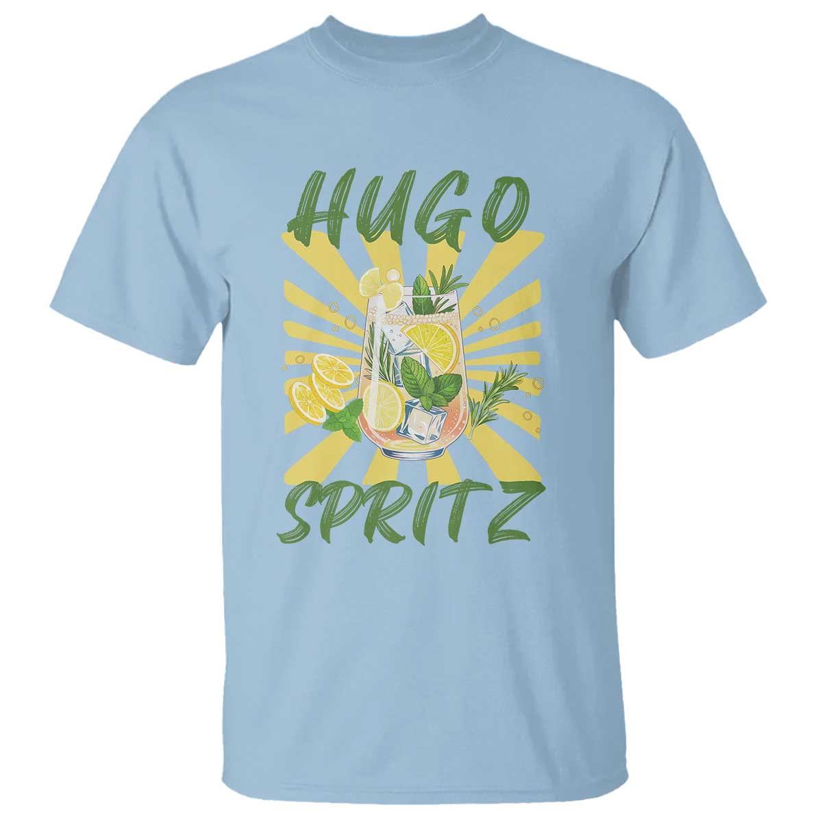 Hugo Spritz T Shirt Funny Tropical Cocktail Vacation