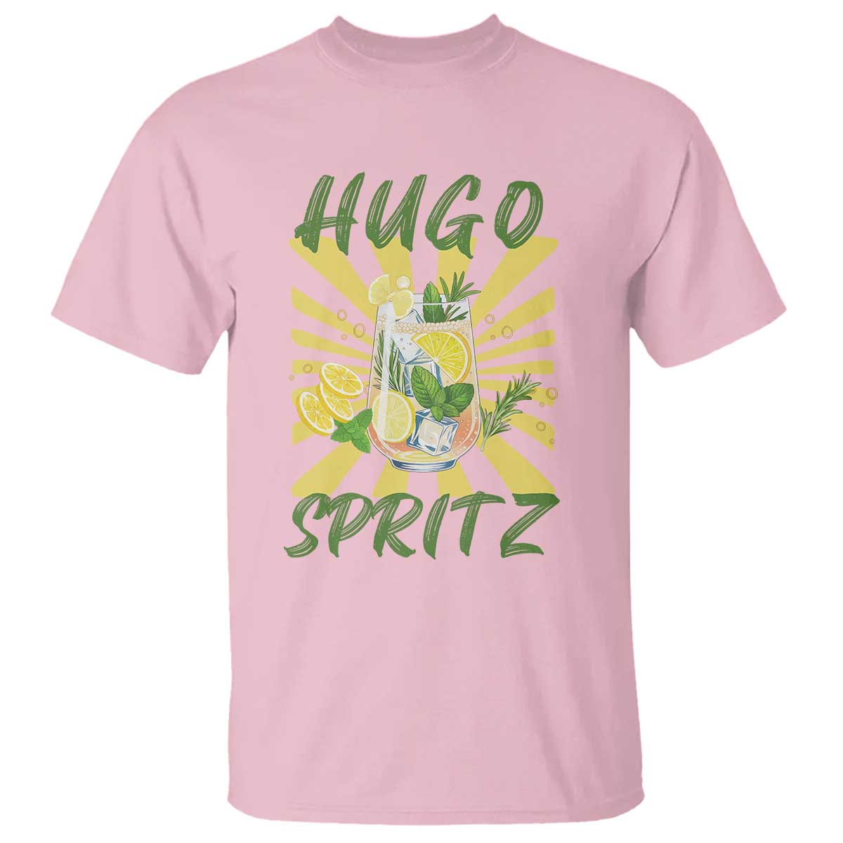 Hugo Spritz T Shirt Funny Tropical Cocktail Vacation