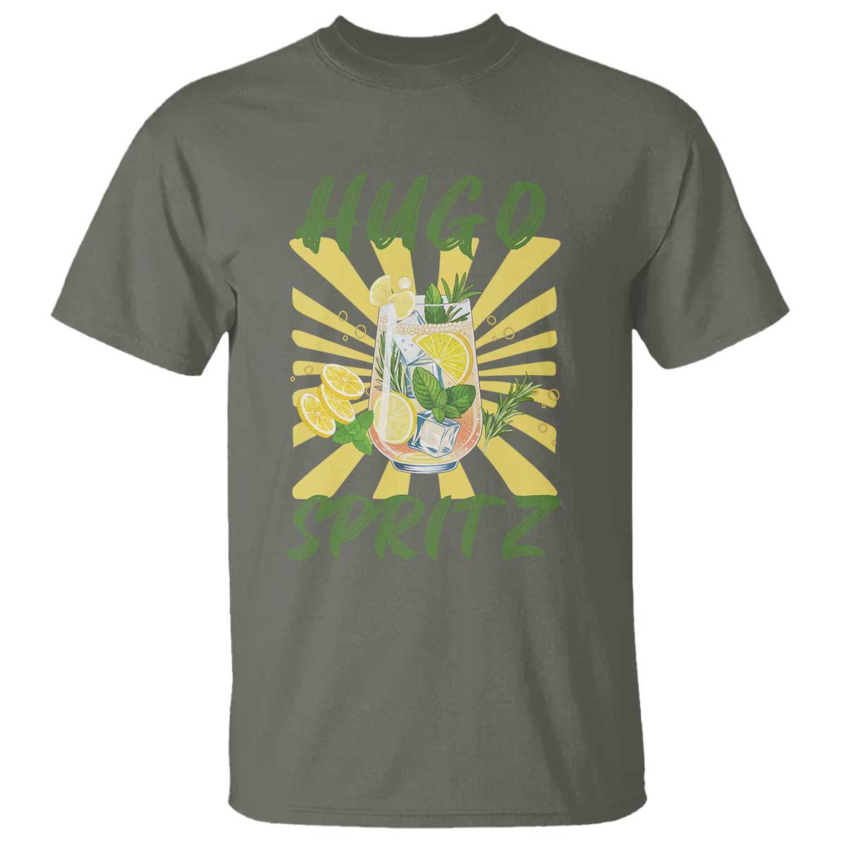 Hugo Spritz T Shirt Funny Tropical Cocktail Vacation