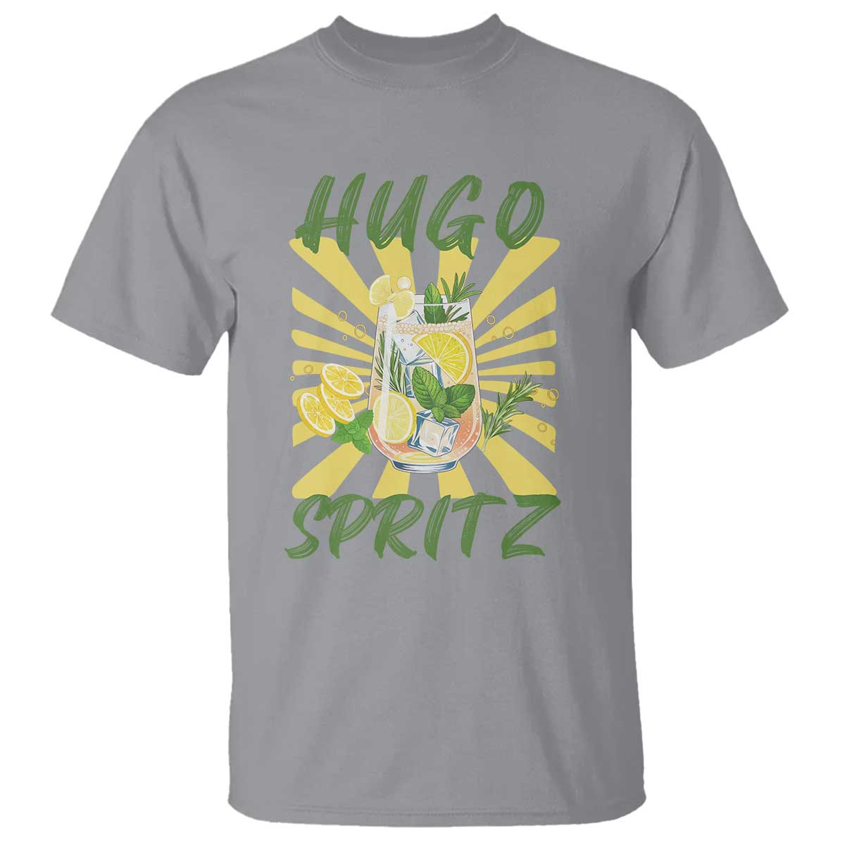 Hugo Spritz T Shirt Funny Tropical Cocktail Vacation